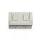 Hippo -u00a0Double Outdoor Weatherproof Power Point IP54 15A 250V  x1 - HPPP152G