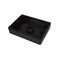 Double Outdoor Weatherproof Power Point Base Only Shallow  Matt Black x5 - HPPP2GBSMBK
