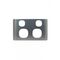 Leopard - Power Point Switched 2 Gang, 10A 250V~  Brushed Aluminium Cover x10 - LEPP2GCBA