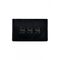 Leopard -u00a0Switch Horizontal 3 Gang, 16AX/20A 250V~  Black x10 - LESW3GBK