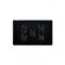 Leopard -u00a0Switch Horizontal 5 Gang, 16AX/20A 250V~  Black x5 - LESW5GBK