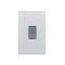 Leopard - Switch Oven 45A 250V~ Double Pole  White/Silver x5 - LESWDPOV45WSV