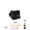 Meerkat -u00a0Double Pole Switch Mechanism 10AX 250V~ Cat's Eye  Black x5 - MESWCDPBK