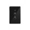 Powermesh -u00a0Multi Purpose Switch 2 Button Maxu00a05AX total, 220-240V 50Hz, 2 or 3 wire auto-sensing (Formerlyu00a0PMPUSWMPV2G)  Black - PMMPS2BK