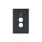 Powermesh -u00a0Multi Purpose Switch 2 Button Maxu00a05AX total, 220-240V 50Hz, 2 or 3 wire auto-sensing (Formerlyu00a0PMPUSWMPV2G)  Clouded Leopard Matt Black Cover - PMMPS2CLCMBK