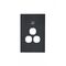 Powermesh - Clouded Leopardu00a0Coveru00a0(to suitu00a0PMPUSWMPV3G & PMMPS3u00a0Switches)  Clouded Leopard Matt White Cover - PMMPS3CLCMW