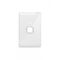 Powermesh - Switch/Dimmer, Vertical/Horizontal, 1 Gang, 10AX 240V, Powermesh Enabled  Snow Leopard White Cover x1 - PMPUSWV1GSNC