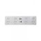 Puma - Power Point 4 Gang 10A 250V~ Double Pole Plus 4 Gang USB Charger Type A & C (3.1A Top & 3.1A Bottom)  x1 - PU4X4AC