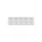 Puma - 5 Gang Fixed Power Point Double Pole 10A 250V  Matt White x15 - PUBIG5MW