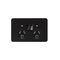 Senoa Simple -u00a0Power Point Auto Switched 2 Gang 10A 250V~ USB Charger Dual Type A & C 5V 3.4A  Black x1 - SENPP2USBAUBK