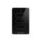 Senoa Accessibility Multi Purpose Switch 3 Button 10A Max 230V  Glass Facia Replacement - Black x1 - SNASGF3BK