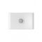 Snow Leopard - Switch Horizontalu00a01 Gang 16AX/20A 250V~, White Cover, White Grid  White/Silver x10 - SNSW1GWS