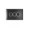 Snow Leopard - Switch Horizontalu00a03 Gang 16AX/20A 250V~, White Cover, White Grid  Black/Black x10 - SNSW3GBB