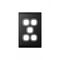 Snow Leopard - Switch Plate Vertical 5 Gang (Less Mech), White Cover, White Grid  White/White x10 - SNSWPV5GWW