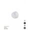 Dimpala - Push Rotary Dimmer Knob  Matt White x1 - DIMPRKBMW