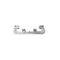 Hyena -u00a0Mounting Clip 1 Gang C Clip Suitable for 6mm Wall Panel and Flat Cat Installs due to Recessed Design  x25 - HY1GWBMCR