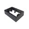 Hyena -u00a0Mounting Flange Medium 34mm Depth for Flat Cat  Black x10 - HYMFMFCBK