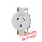 Hyena - Surface Socket QC 250V~ 10A 3 Pins  x10 - HYPP1GQC