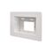 Hyena -u00a0Wall Box Recessed for Power Point and Dual AV Feeds Behind Televisions Suits 70 & 90 mm Wall Cavities No Bracket Required  x1 - HYWBR