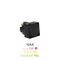 Double Pole Switch Mechanism 10AX 250V~  Matt Black x5 - MESWDPMBK