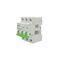 Wolverine -u00a0MCB Miniature Circuit Breaker 6kA 3 Pole 10 Amp C Curve 400V 415V ac 3 Module  x4 - WOMCB6310