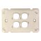 Switch 4 Gang 10 Amp Slim Wafer Body Cover