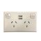 Power Point Double 10 Amp Double Pole With USB