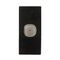 Glass Single Gang Architrave Switch With Built-In LED Push Button Black