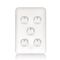 Switch 5 Gang 10 Amp Slim Wafer