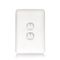 Switch 2 Gang 10 Amp Slim Wafer