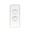 Architrave Switch 2 Gang Wafer