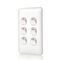 Switch 6 Gang 10 Amp Slim Wafer