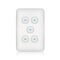 Switch 5 Gang 10 Amp Slim Elite
