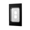 Glass Two Gang Switch Body And Cover Only Black