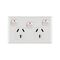 Power Point Double Extra Switch Powerclip