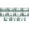KS 1 Gang Metal Cover Plate - Silver - KS/CPSW1/SV