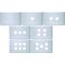 K Series 2 Gang Unloaded Switch Plates & Cover - KS/SW/UL2