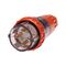3 Phase 4 Round Pin Straight Plug - 40Amp - IP/PLS3PH440
