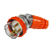 3 Round Pin Angled Plug - 32Amp - IP/PLA3PH332R