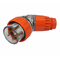 3 Phase 4 Round Pin Angled Plug - 40Amp - IP/PLA3PH440