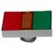 Push Button - Double Green/Red White with Lamp - PB5-MW84
