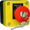 PUSH BUTTON - 1 MUSHROOM KEY YE - PB5-M184