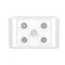 DC3 Push Button Wall Control 80w - DC3WCM-2