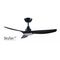 SKYFAN Black - SKY1203BL-L