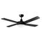 Lifestyle 1320mm 4 Blade Ceiling Fan with 24w LED Light Tricolour Matt Black