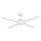 Discovery II 1320mm 4 Blade ABS Ceiling Fan Only White