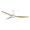 Avoca DC 1320mm 3 ABS Blade WIFI & Remote Control Ceiling Fan with Variable Dim 20w CCT LED Light Matt White/Oak