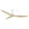 Avoca DC 1320mm 3 ABS Blade WIFI & Remote Control Ceiling Fan Only Matt White/Oak