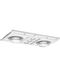 Profile Plus 2 Heat 3 in 1 Bathroom Heater Exhaust Fan with LED Lights White