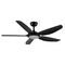 Esprit DC 1320mm 5 ABS Blade WIFI & Remote Control Ceiling Fan with Variable Dim 20w CCT LED Light Matt Black